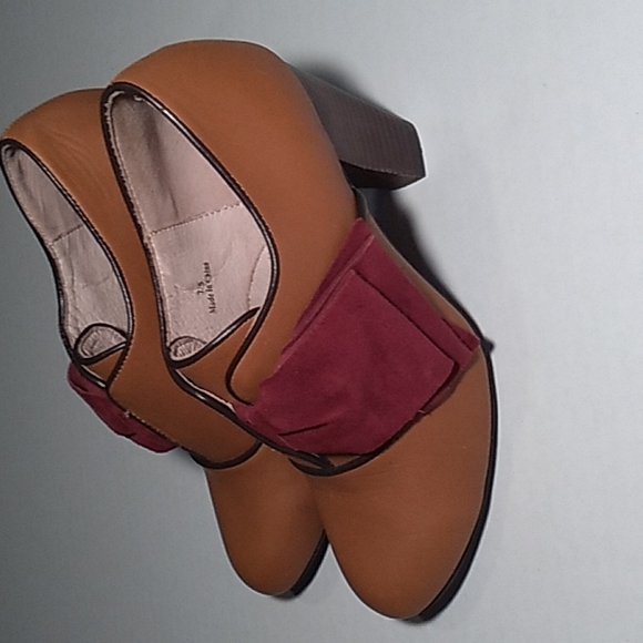 Womens Anthropologie Faryl Robin Bootie Ankle Boot 7.5 Tan/Brown - Picture 3 of 9